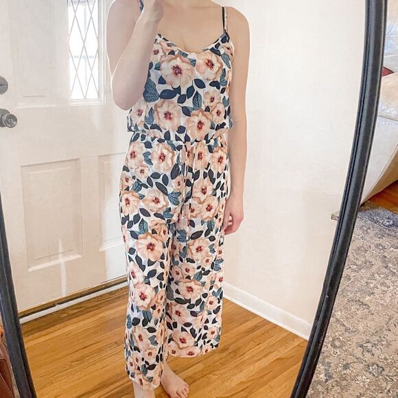 Show Me Your Mumu Floral Wide Leg Jumpsuit S - Picture 4 of 7